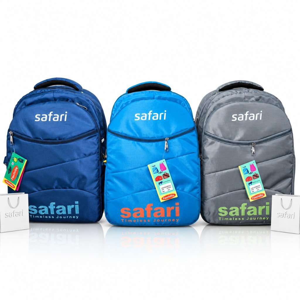 Three casual backpacks