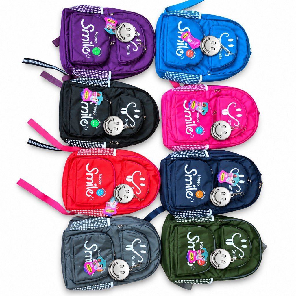 Colourful kids backpacks