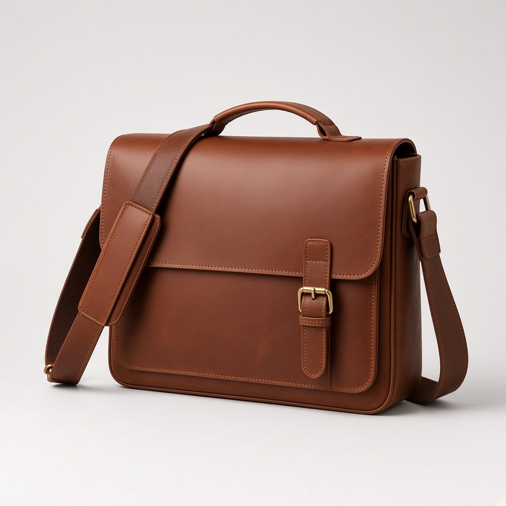 Brown messenger bag