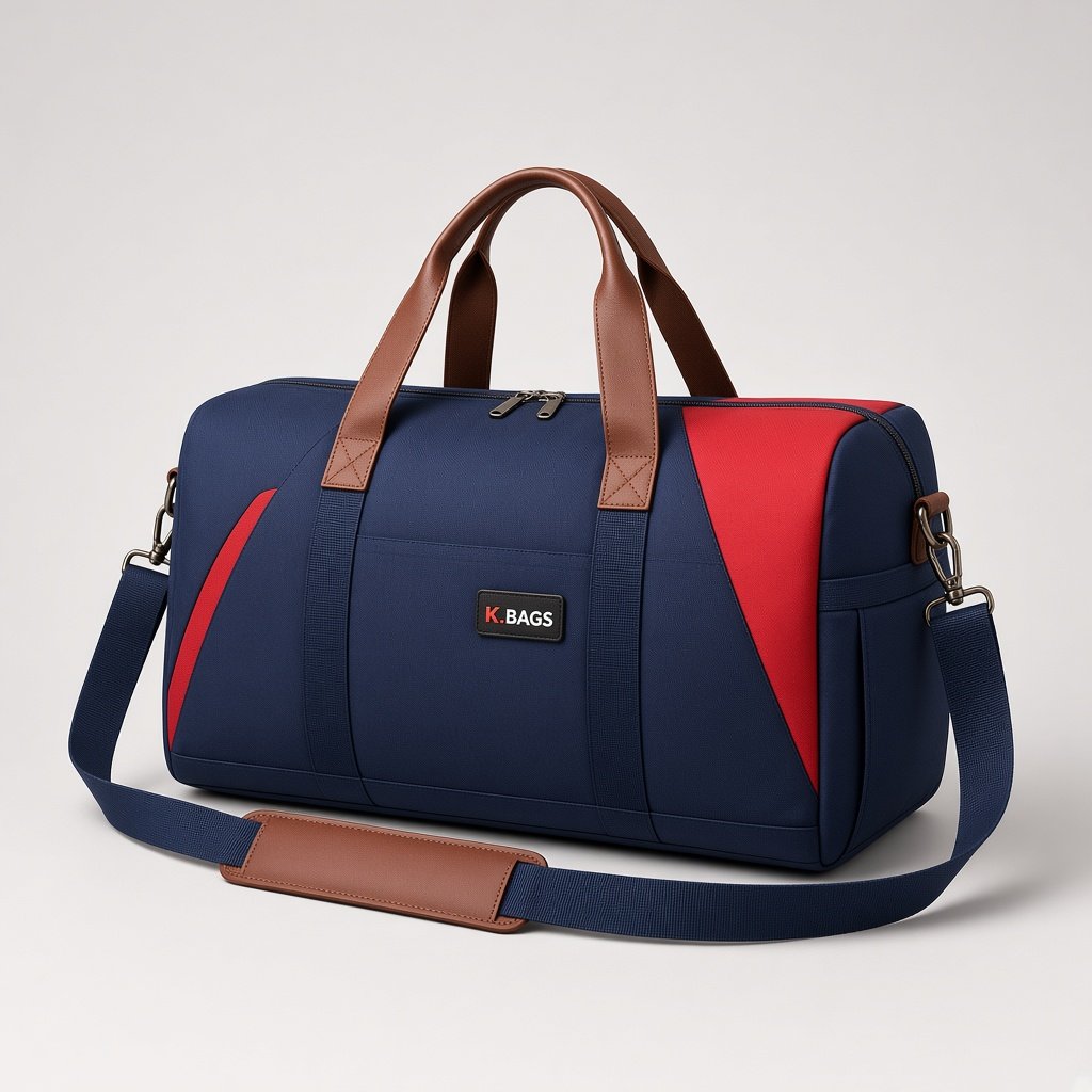 Navy travel bag
